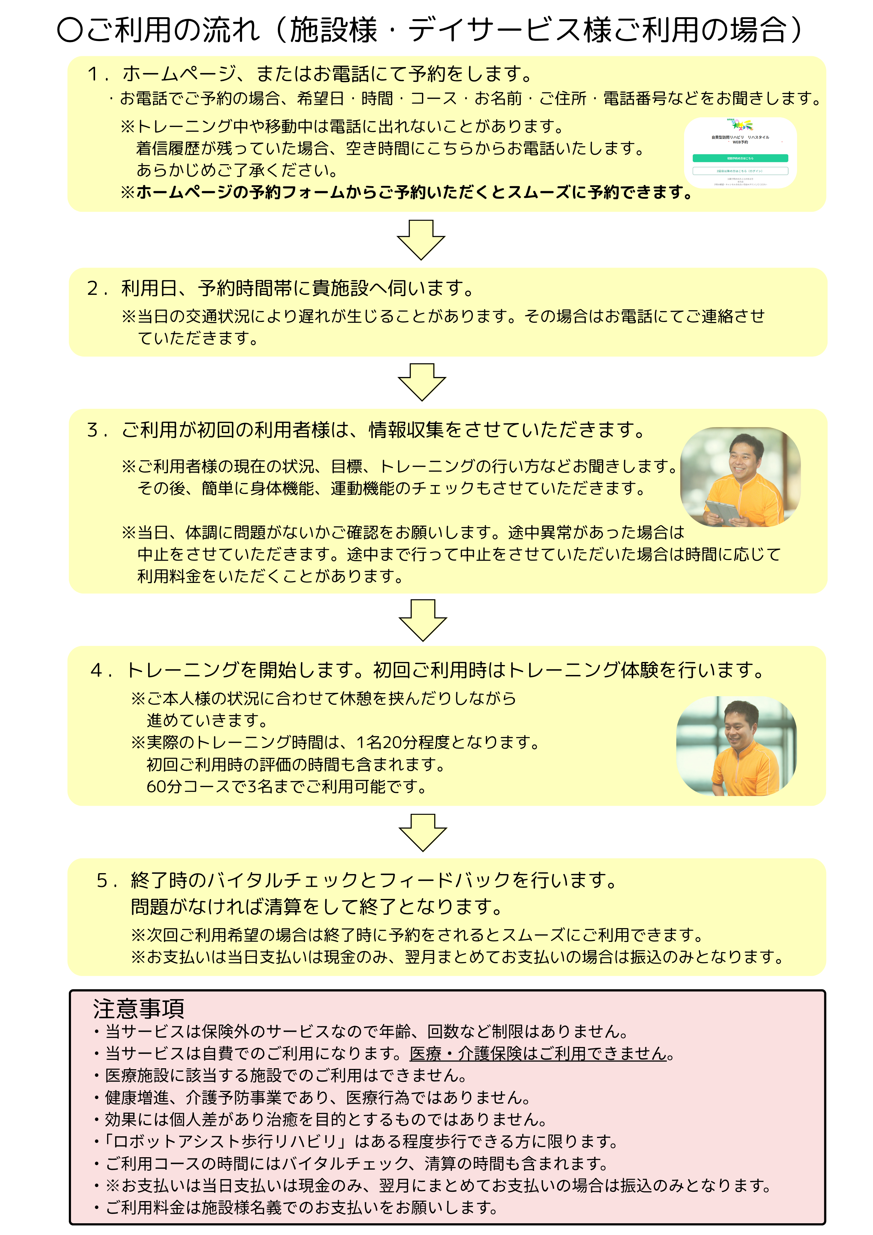 ご利用の流れ